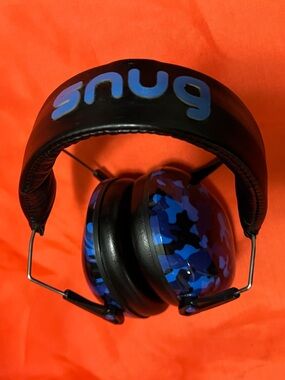 Snug Kids Ear Defenders Blue Camo Noise Cancelling Headphones Protectors